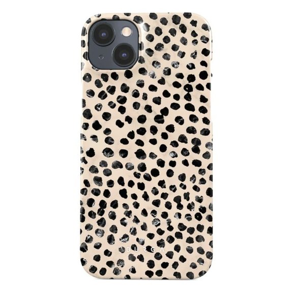 Burga I-Phone 13 case Almond Latte Pattern - Picture 1 of 2